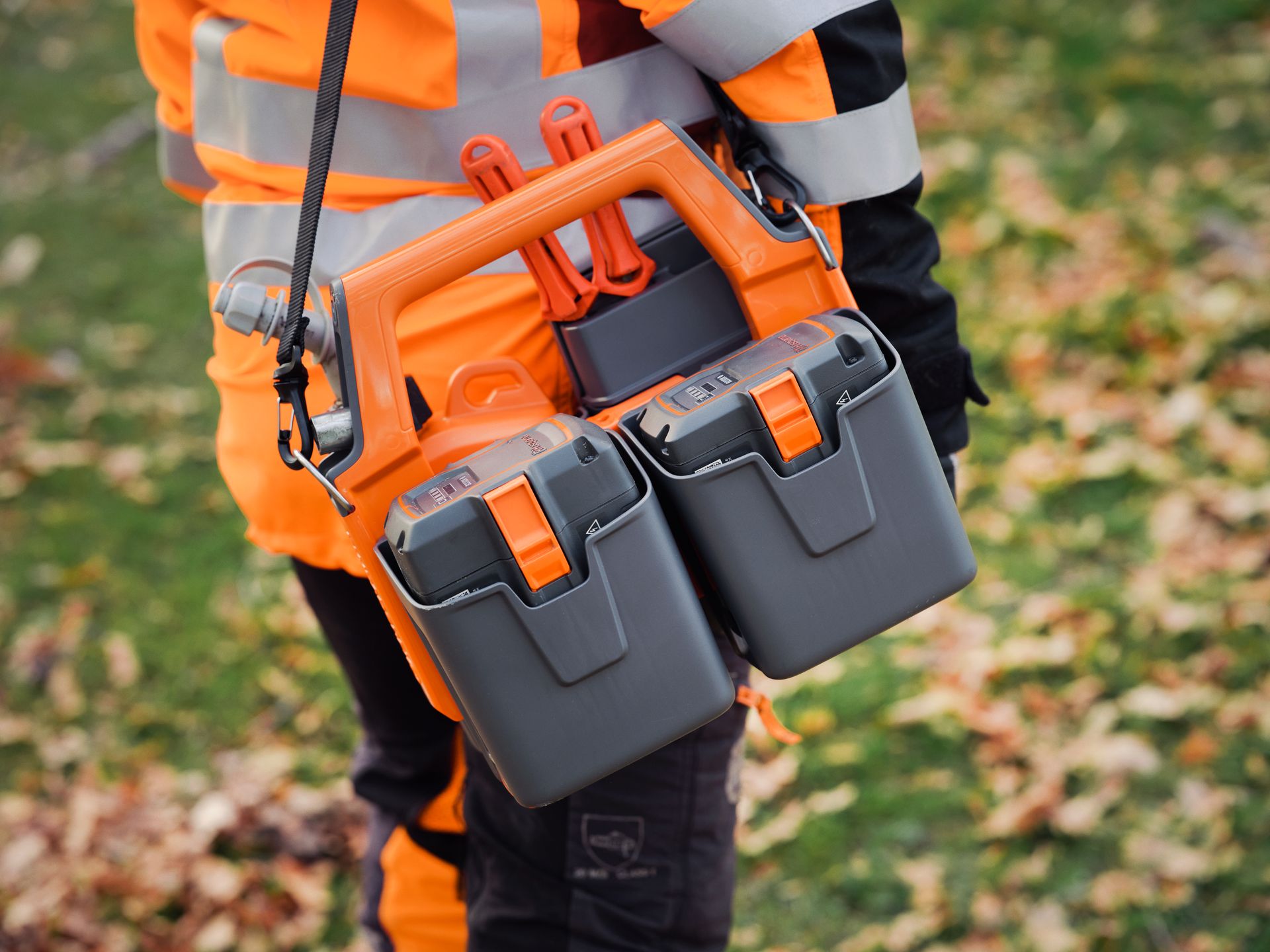 HUSQVARNA Support de batterie pour tronçonneuses