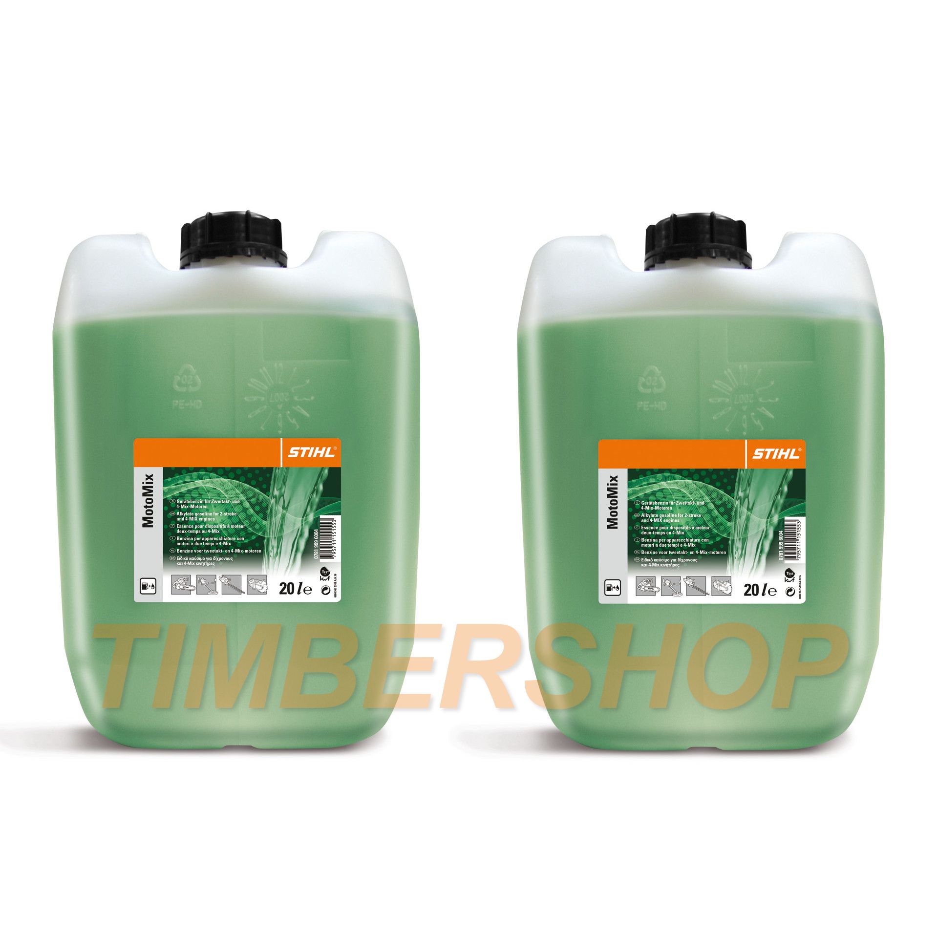 STIHL MotoMix ou Moto4Plus, 2x 20 litres d'essence – Timbershop
