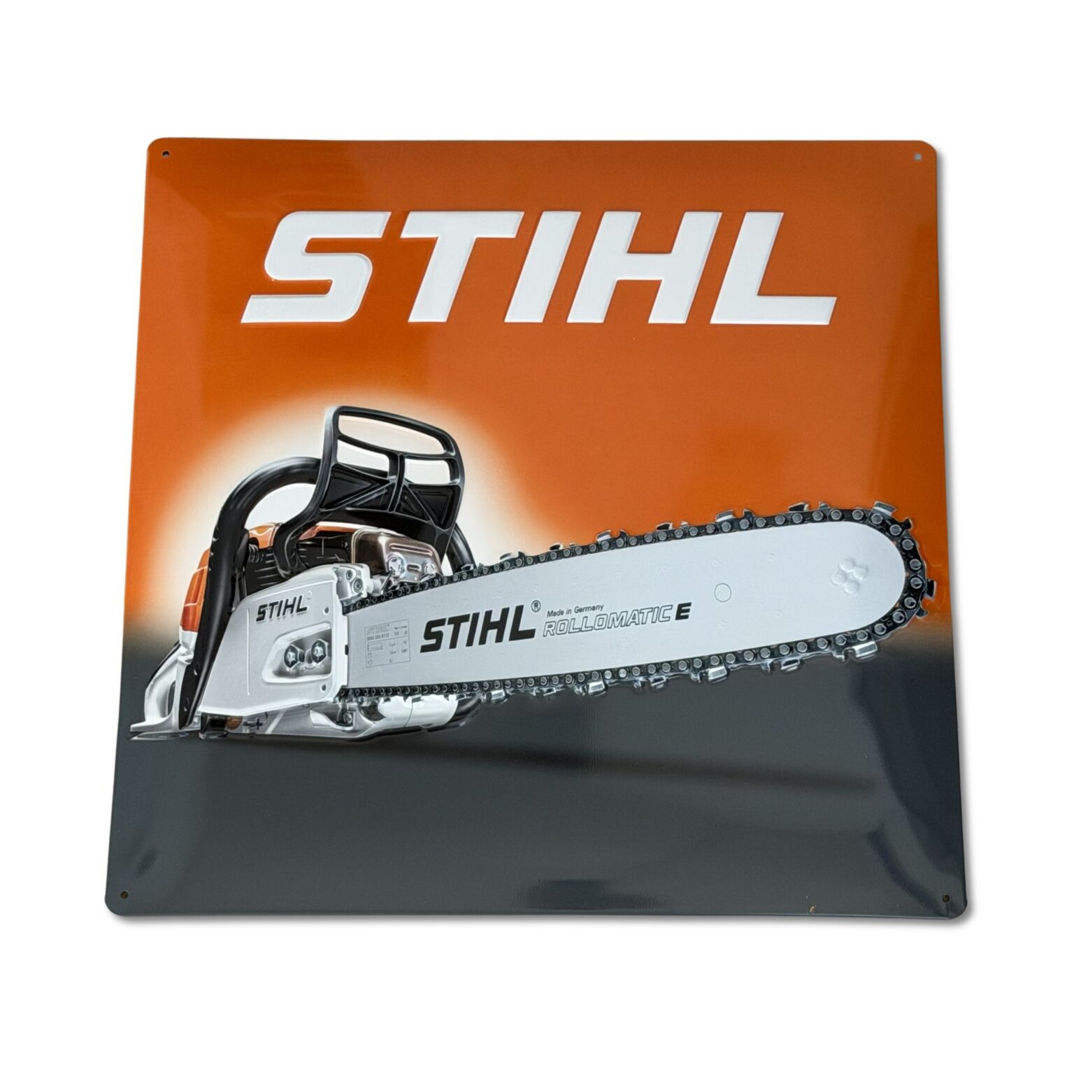 STIHL Blechschild Motorsäge