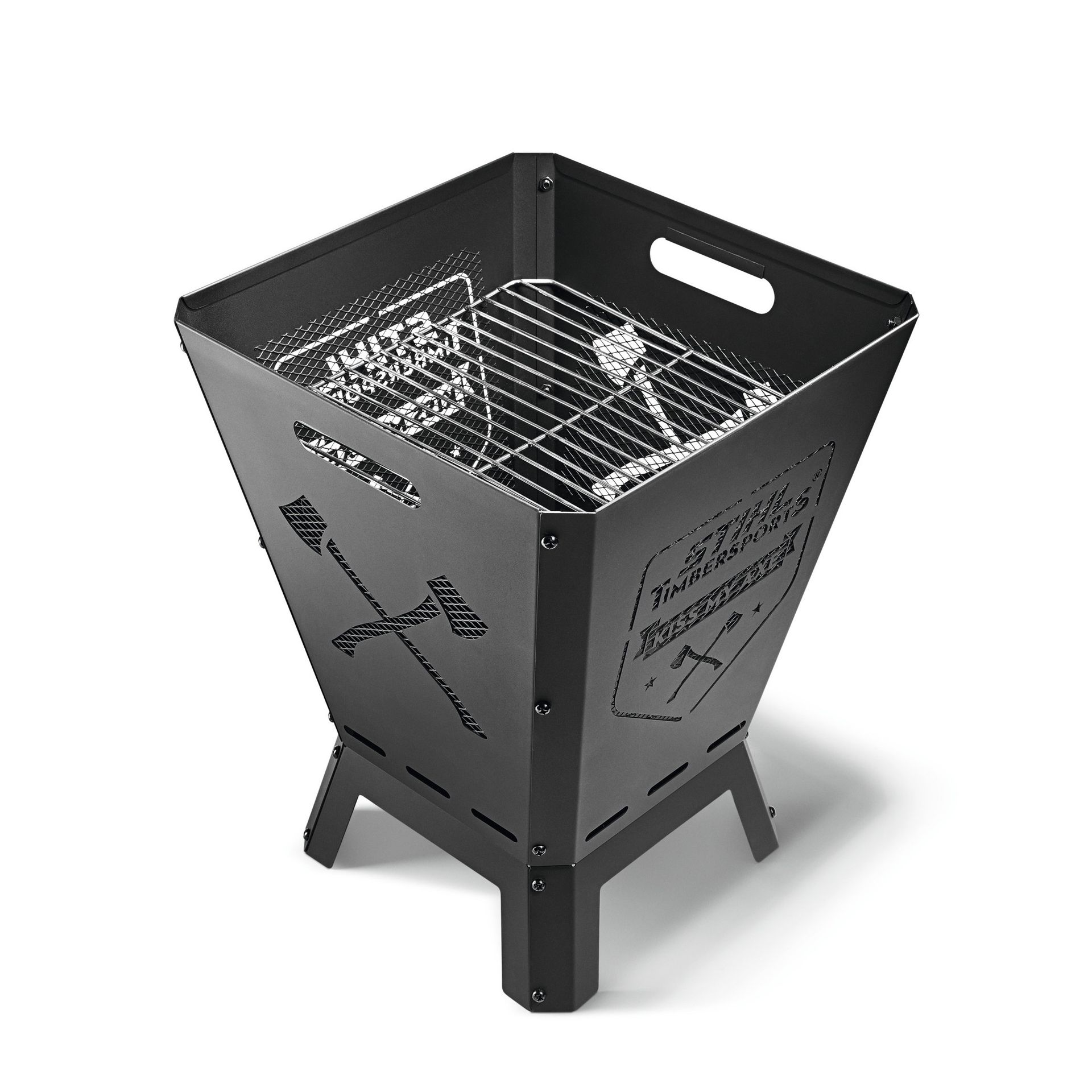 STIHL Feuerkorb mit Grill TIMBERSPORTS