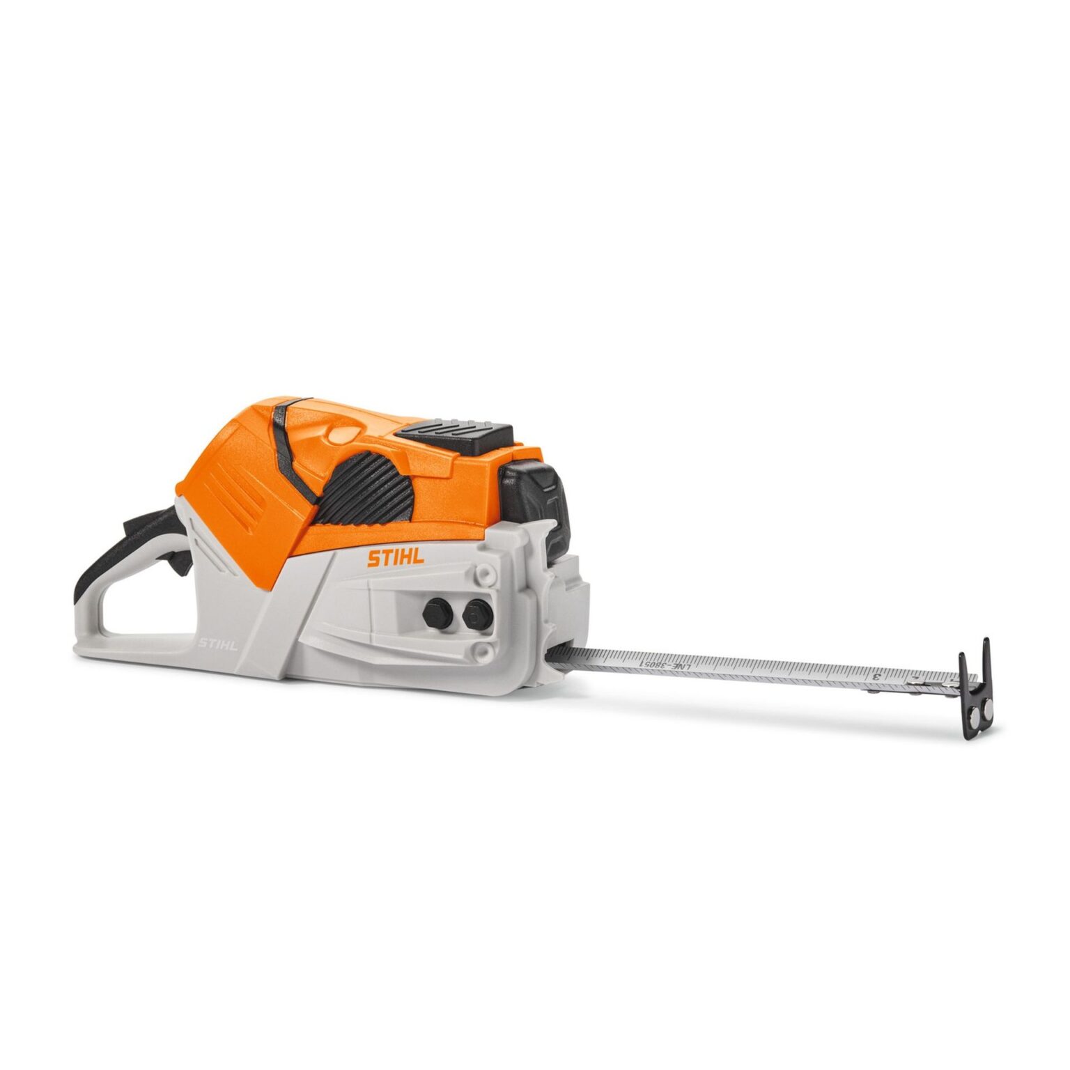 STIHL Mètre ruban, design tronçonneuse