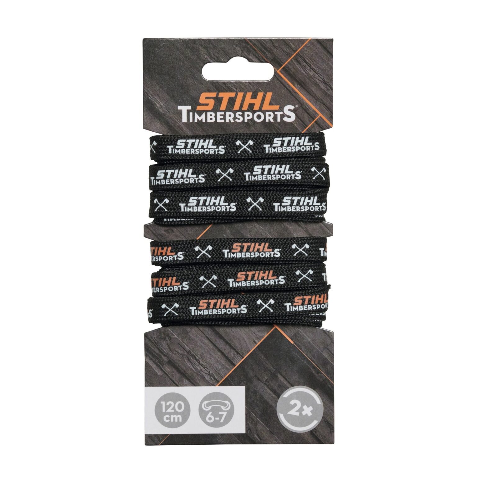 Lacets STIHL, lot de 2, TIMBERSPORTS