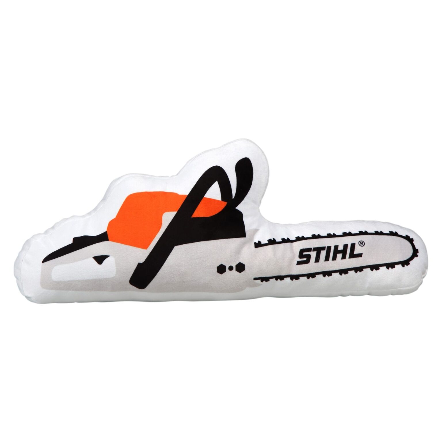 STIHL_Coussin_en_forme_de_tronçonneuse