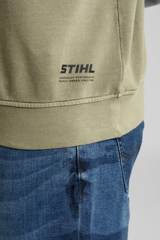 STIHL_Sweatshirt_GARMENT_DYE_gruen