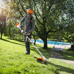 stihl akku motorsense fsa motorsensen lagerhaus batterie freischneider timbershop herrenseite 90r gartentechnik reseau mapp